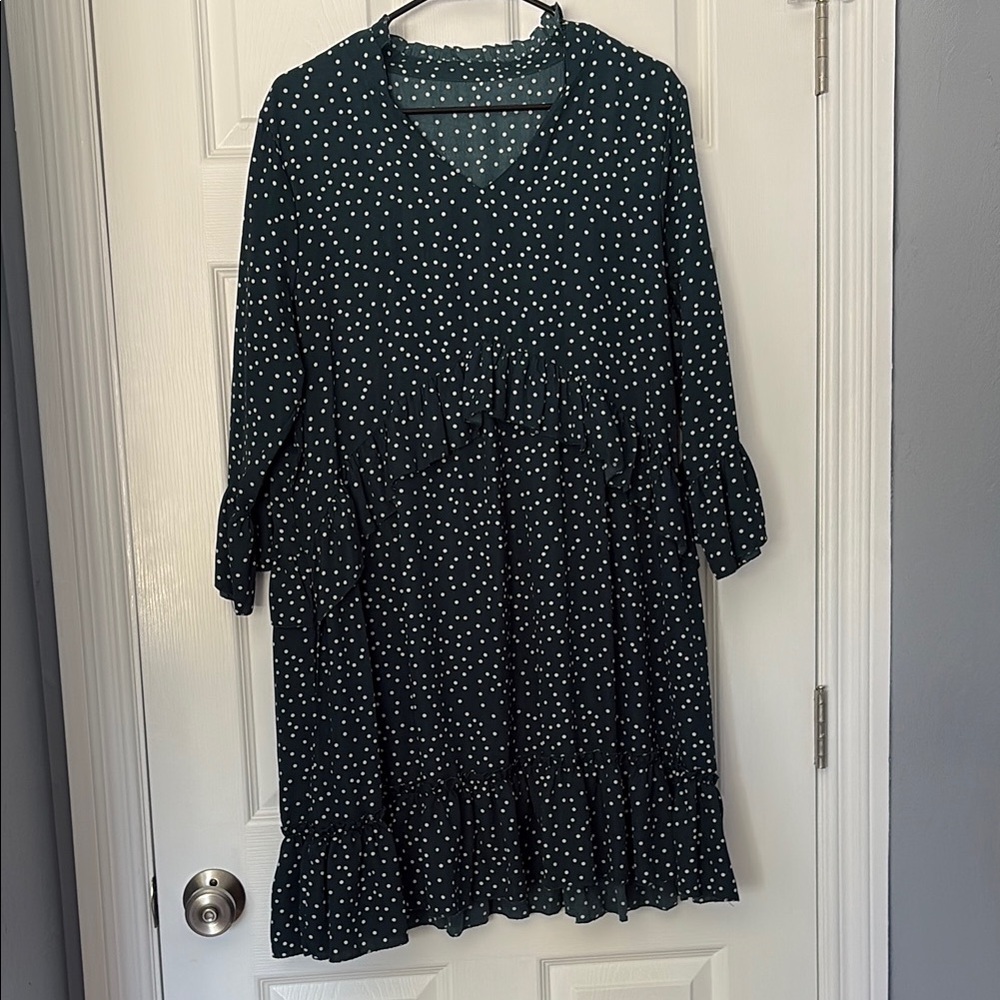 Polka Dot Ruffle Dress
